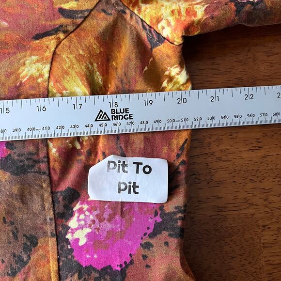 Chico's Women's L Jacket Blazer Floral Beaded Art to Wear Stretch Colorful Party - Picture 8 of 11